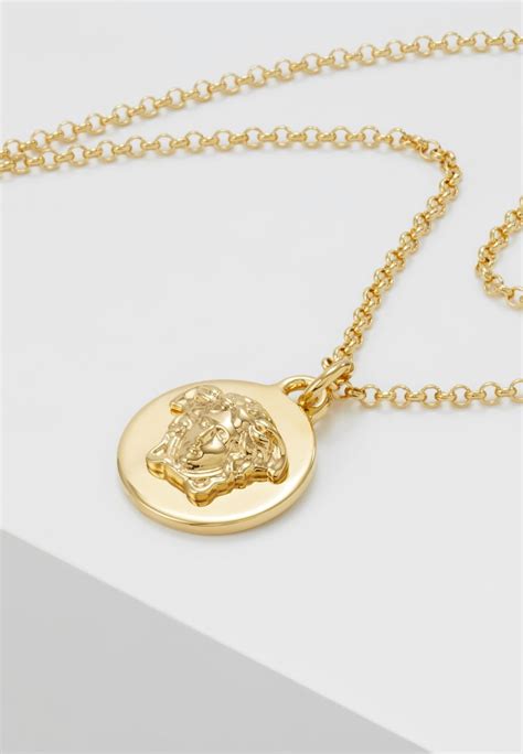 collana oro versace foto|Collana con logo Oro .